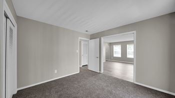 Carpeted floor